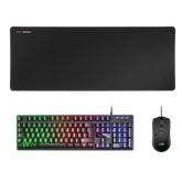 Kit Combo Pack 3en1 Rgb Mcpwx Negro Mars Gaming